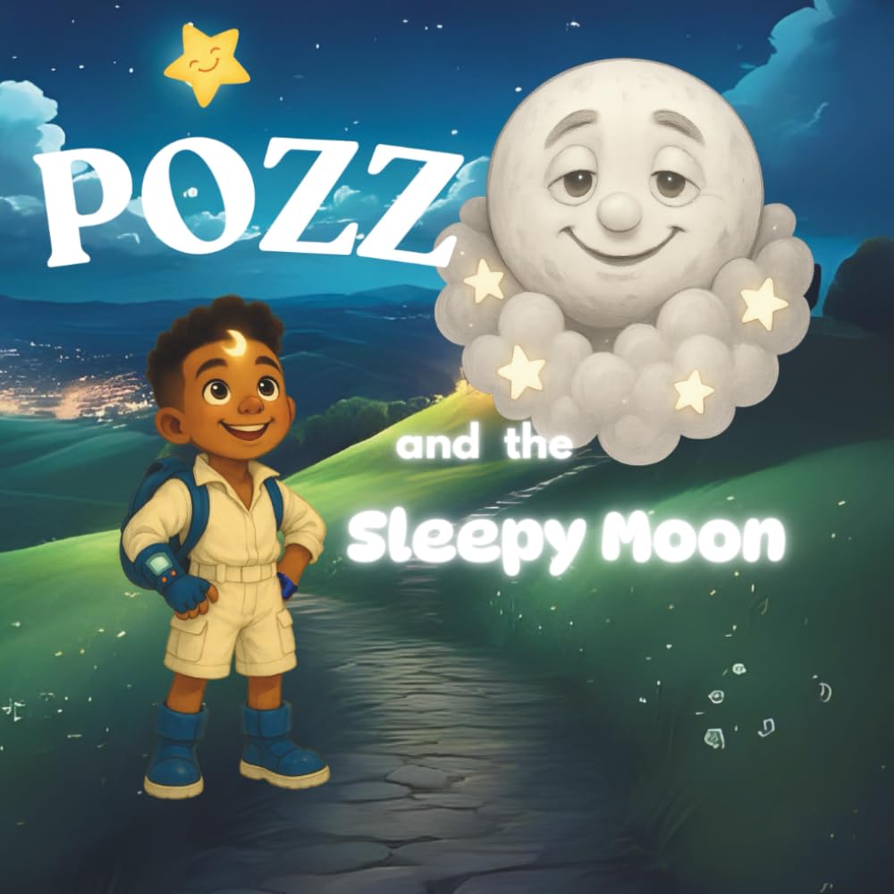 Pozz and the Sleepy Moon: A cute bedtime story about a magical boy that helps the moon fall asleep.