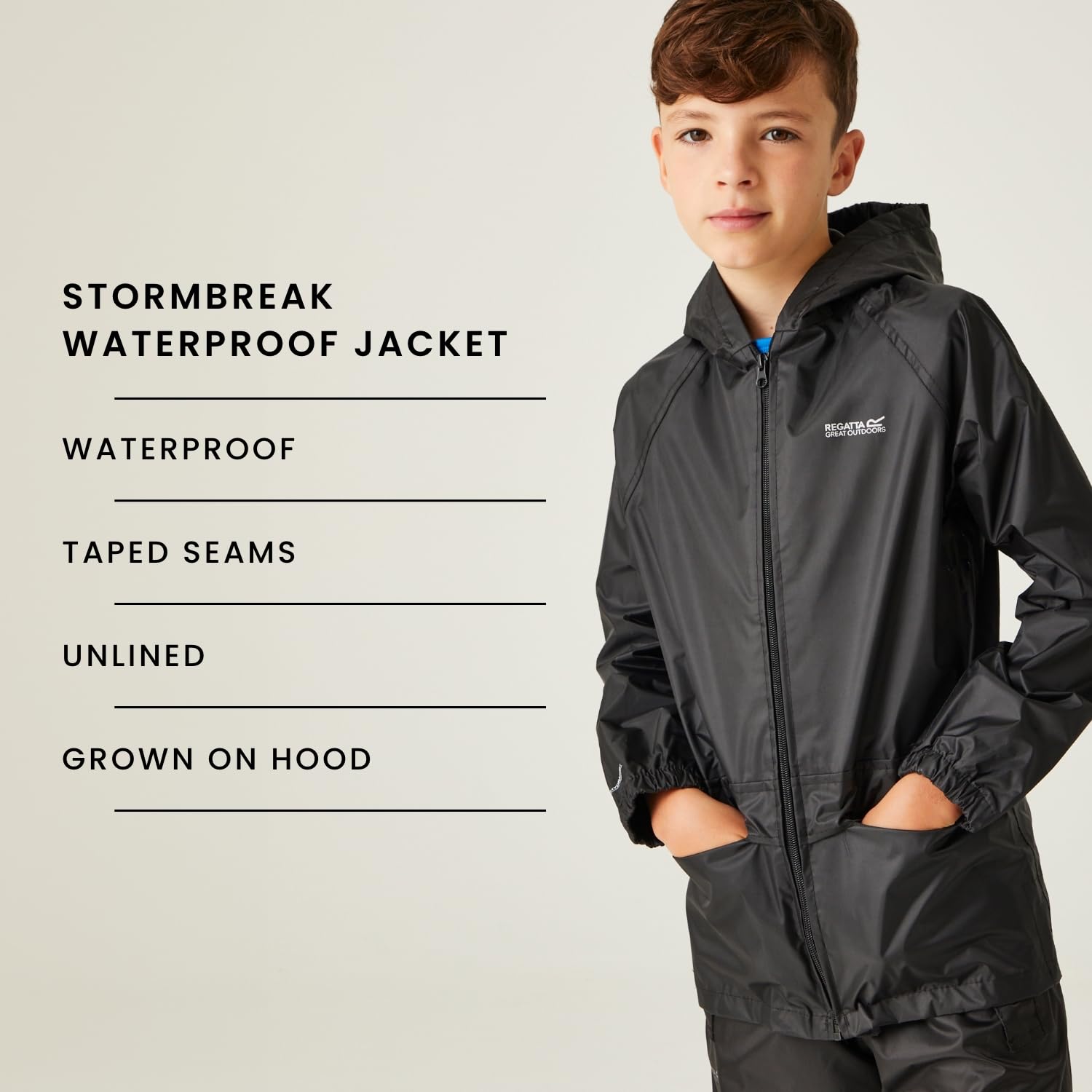 Regatta Kids Stormbreak Waterproof Jacket
