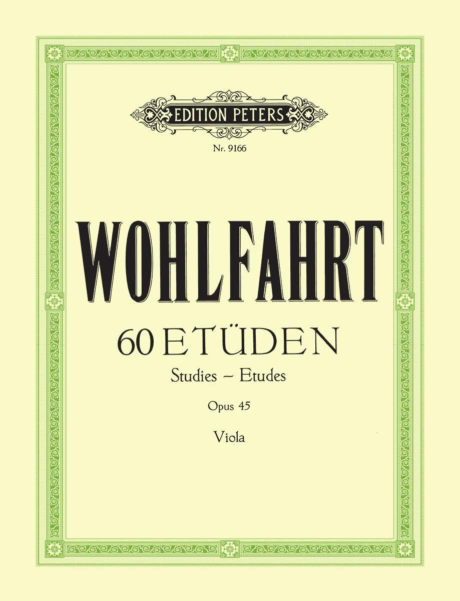 Etudes(60) op.45 alto: für Viola bearbeitet