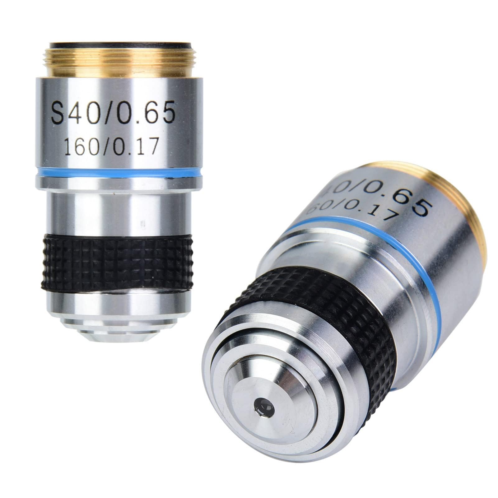 Objectifs Achromatiques 40X 185 Objectif Microscope 40 0.65 160 0.17 SP Lentille éLiminer Les Reflets IndéSirables pour Le Microscope Biologique