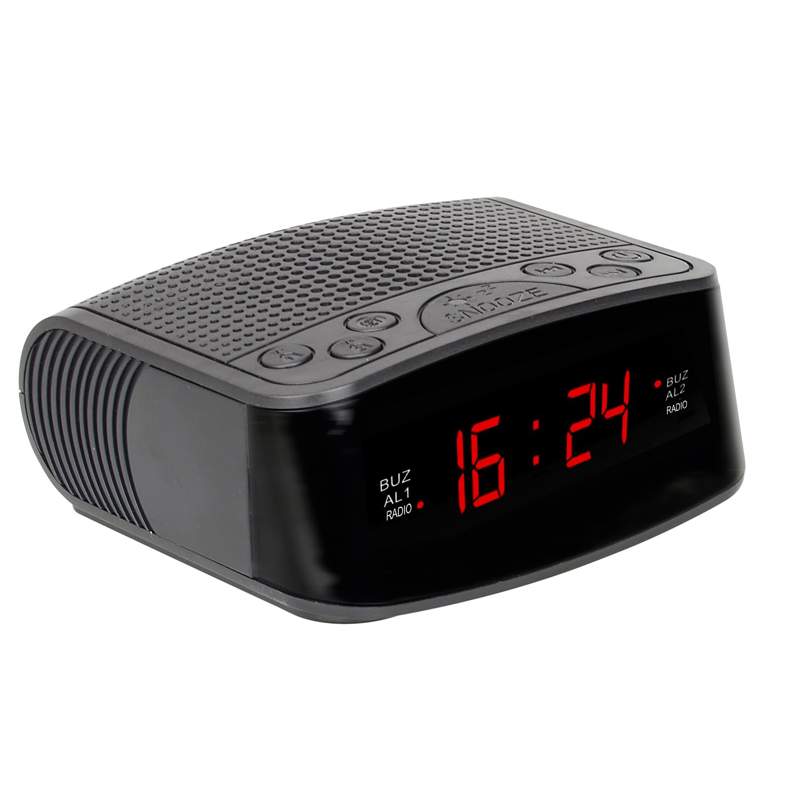 Photo 1 of **UNTESTED**
ottosing Digital Alarm Clock Radio for Bedroom with FM Radio,0.6 '' Red LED Display,Dual Alarm,Sleep Sound Machines with Timer,Loud Alarm and Easy to Use for Seniors and Kids as Gift