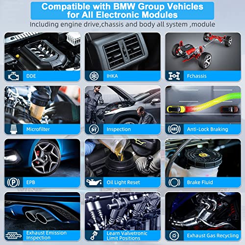 Autophix 7810 Full Diagnostic Tool All Systems Auto Code Reader Compatible With Bmw Multi Function Obd2 Scanner With Battery Registration Epb Sas Egs Dme Dde Cbs Ecu Reset F Chassis (Upgrade Version) #TOP3