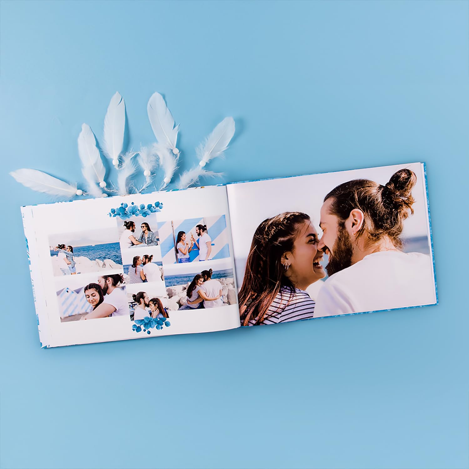 Fotobuch selbst gestalten Hochwertige personalisierte Fotoalben (A3 Querformat, 36 Seiten) ideal als individuelles Geschenk und zum Festhalten von Erinnerungen