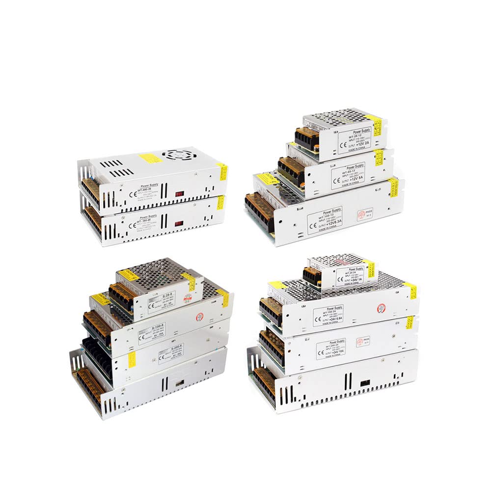 Pilote LED 1 pièce Alimentation LED AC 110 V-220 V Bande LED Interrupteur Adaptateur Driver Transformateur électronique, DC 5 V, 150 W (couleur : DC 36 V, taille : 200 W)