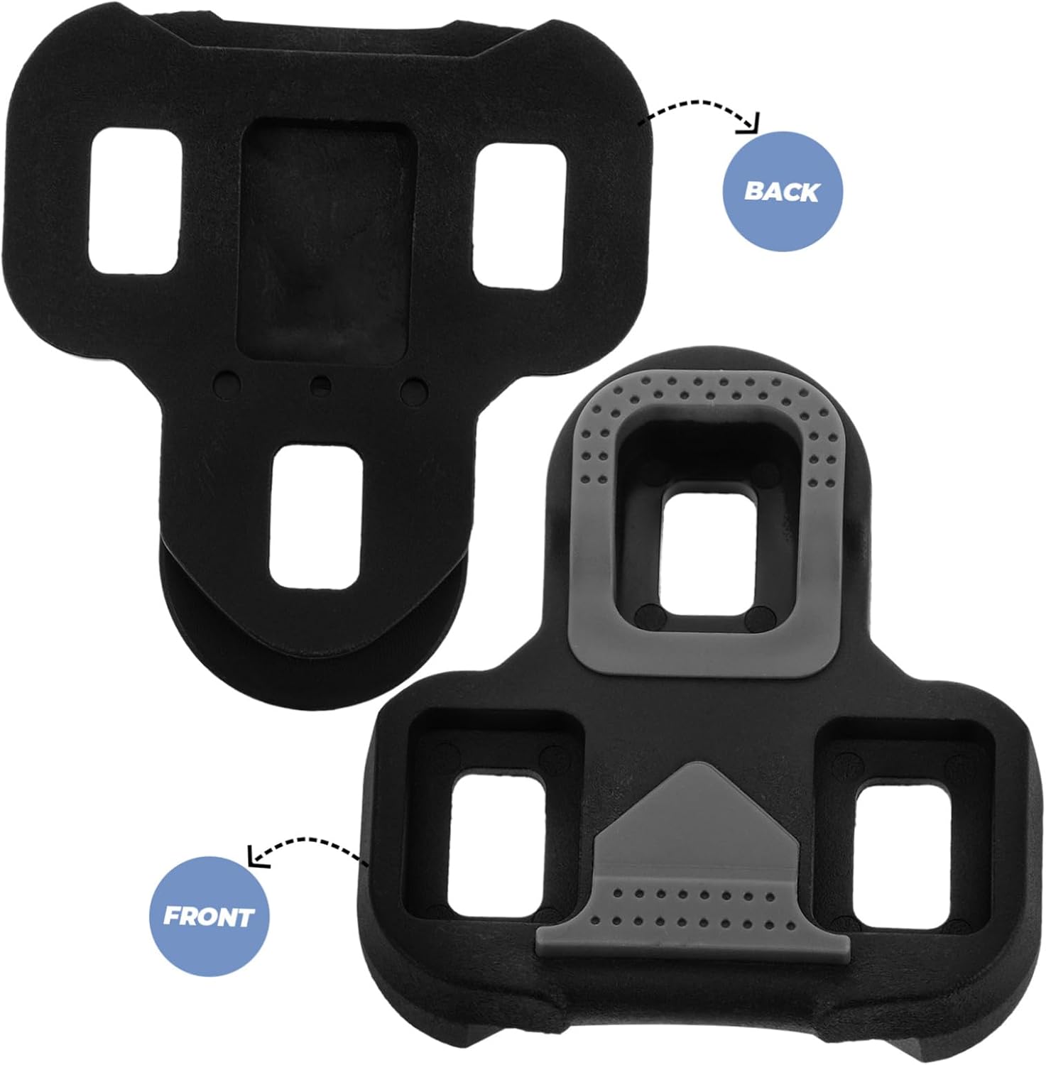 YARNOW Bike Cleat Covers for Cycling Shoes Protective Slip Cleat Covers Compatible Road Bike Pedals for Cycling Activities