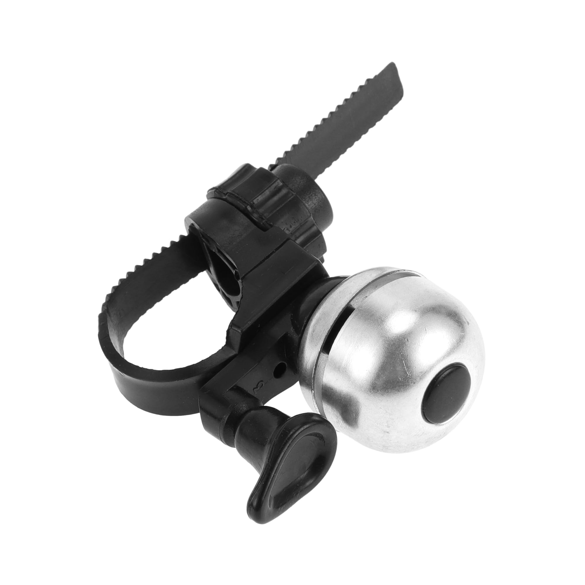 TUCKBOLD Mountain Bike Road Bike Bicycle Trigger Bell Retro Crisp Ringing Quick Release Design Adjustable Cycling Handlebar Bell Silver Tone for Adults