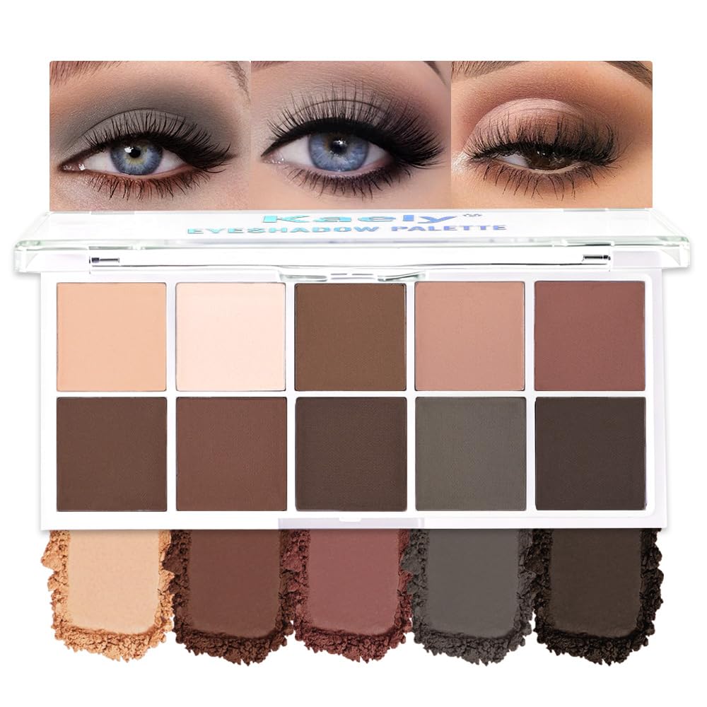evpct Mauve Eyeshadow Palette - Matte Plum & Purple -9