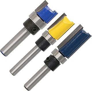 BERWENNY YINGJUN 3PCS 1/4 Inch Shank Router Bit Trimming Woodworking Tools Milling Cutter