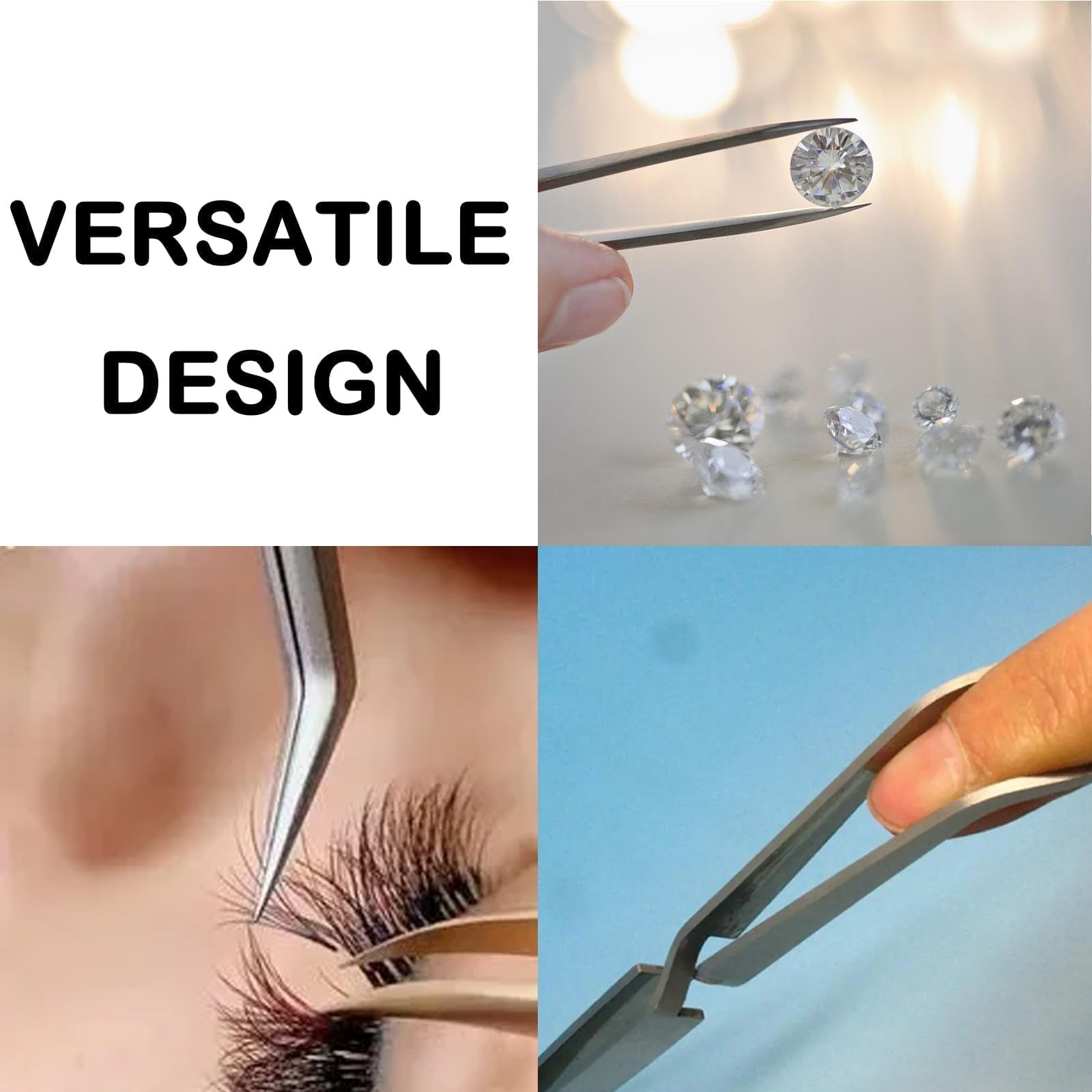 GVSS 2 Pièces Pince a Pincher pour Ongle 118mm et 145mm, Pince a Ongle,Pince a Pincher,Pince à Pincher ongles,Pince Ongle,Pince Nail Art,Pince Extension Ongle en Acier Inoxydable