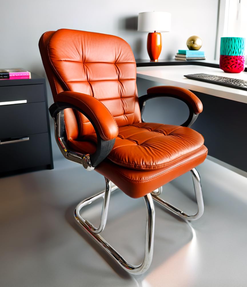 See full amazon price history chart for APPLE FURNITURE Executive Director Office Visitor Study Home Chair with arm Rest, Double Pipe Frame and Cushion seat Back (Set of 1PC) (Brown) APPLE FURNITURE Executive Director Office Visitor Study Home Chair with arm Rest, Double Pipe Frame and Cushion seat Back (Set of 1PC) (Brown) (B0CPWDTKSH) Amazon Price History, Amazon Price Tracker