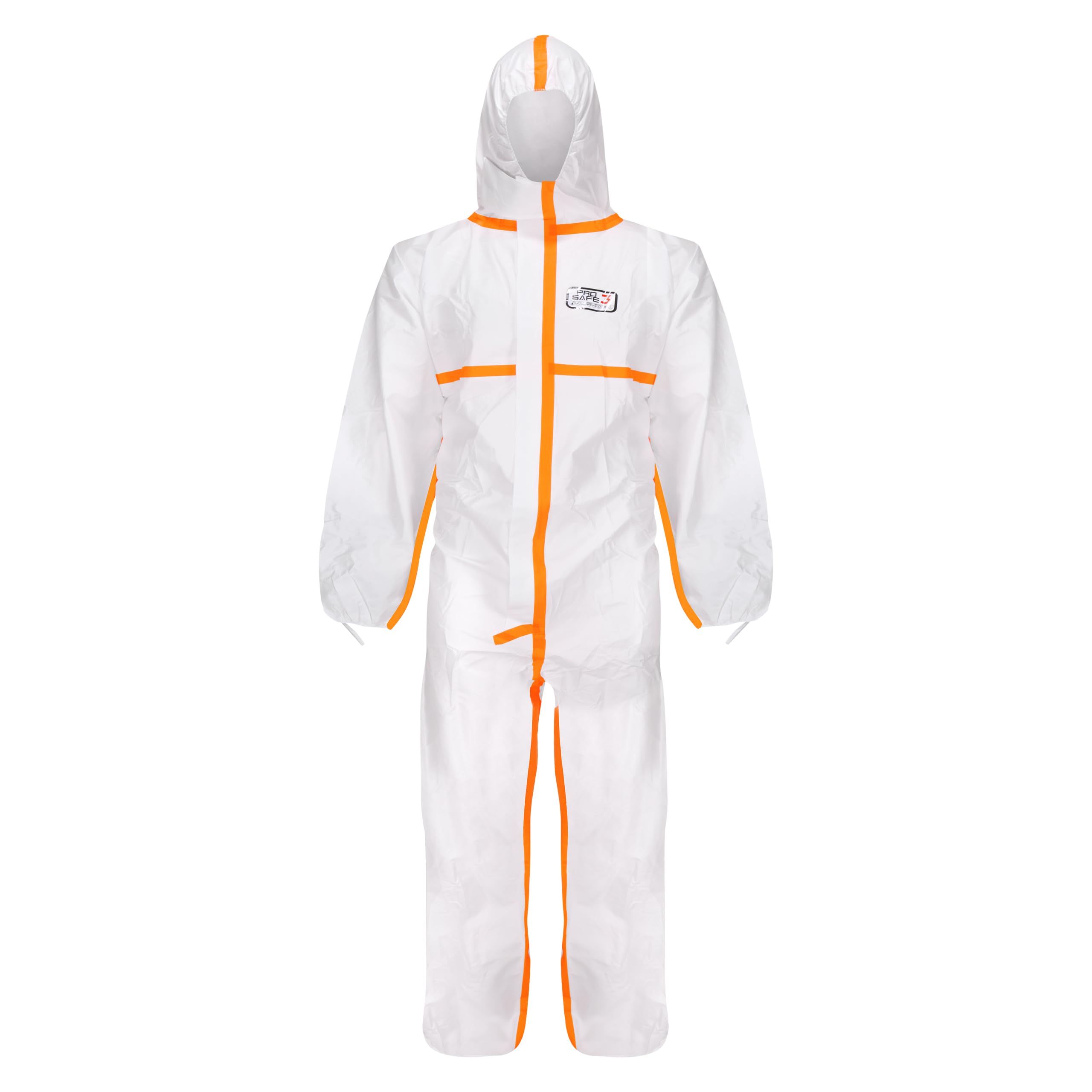 ProSafe 3 Schutzanzug PS3 – Chemikalienschutzanzug Typ 3B/4B/5B/6B, flüssigkeitsdicht & atmungsaktiv | Einweg Overall für Industrie, BAU & Asbest