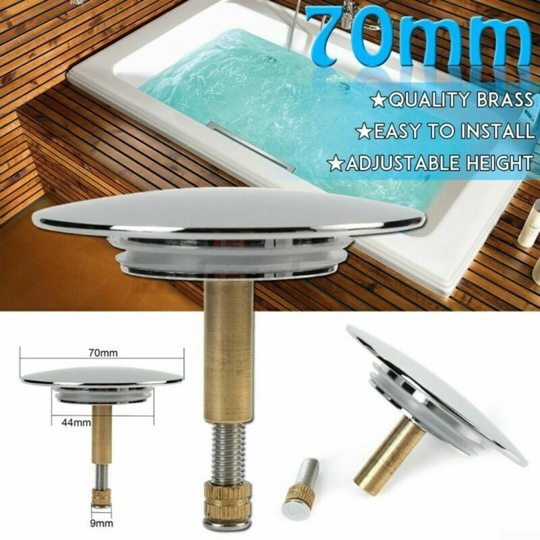 Scarico per lavabo da bagno tappo di scarico dorato a buona tenuta daria per lav