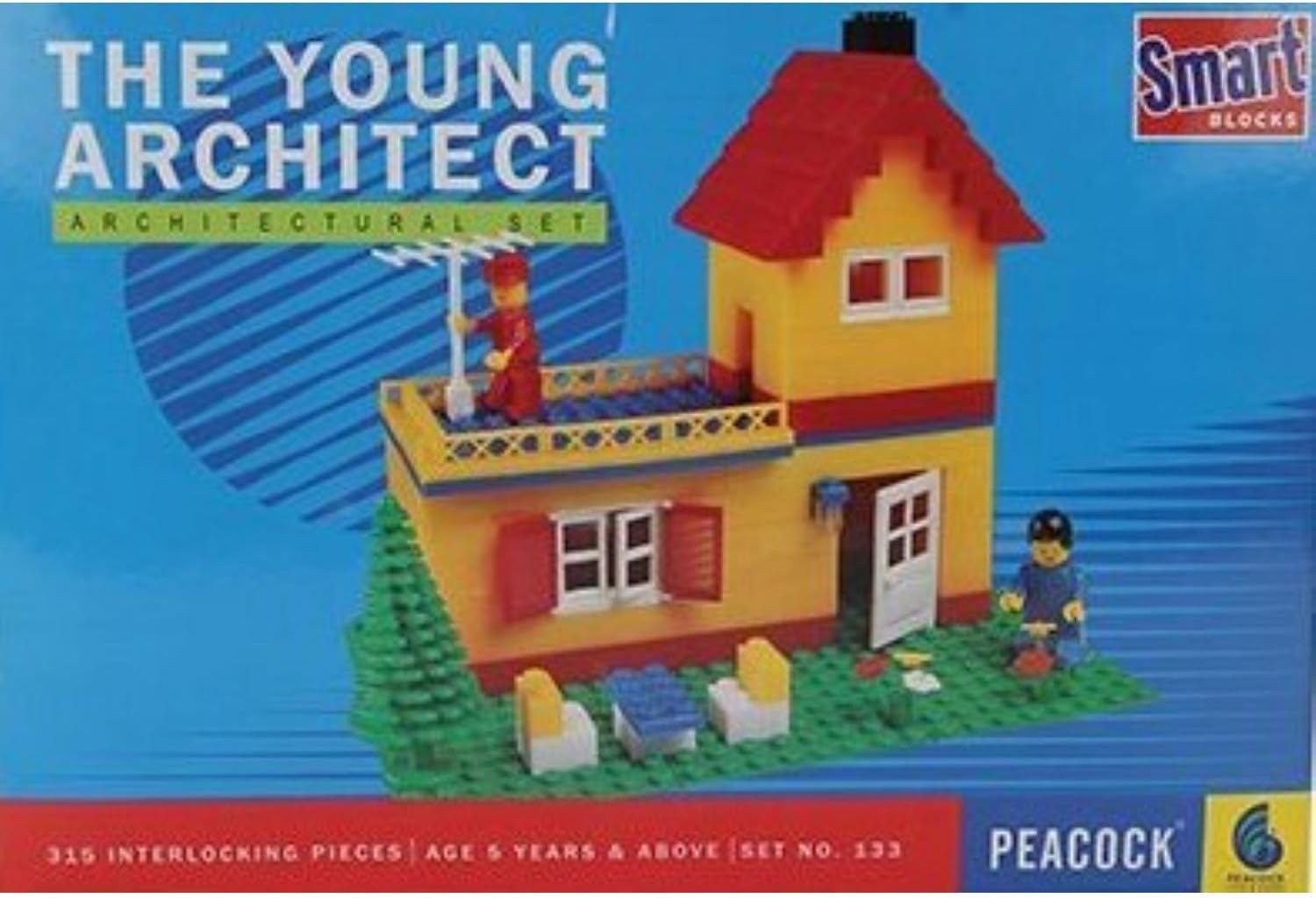 SB The Young Architect Building Bricks Puzzle Toy | for 3 to 8 Year Old Kids | 315 Interlocking Pieces