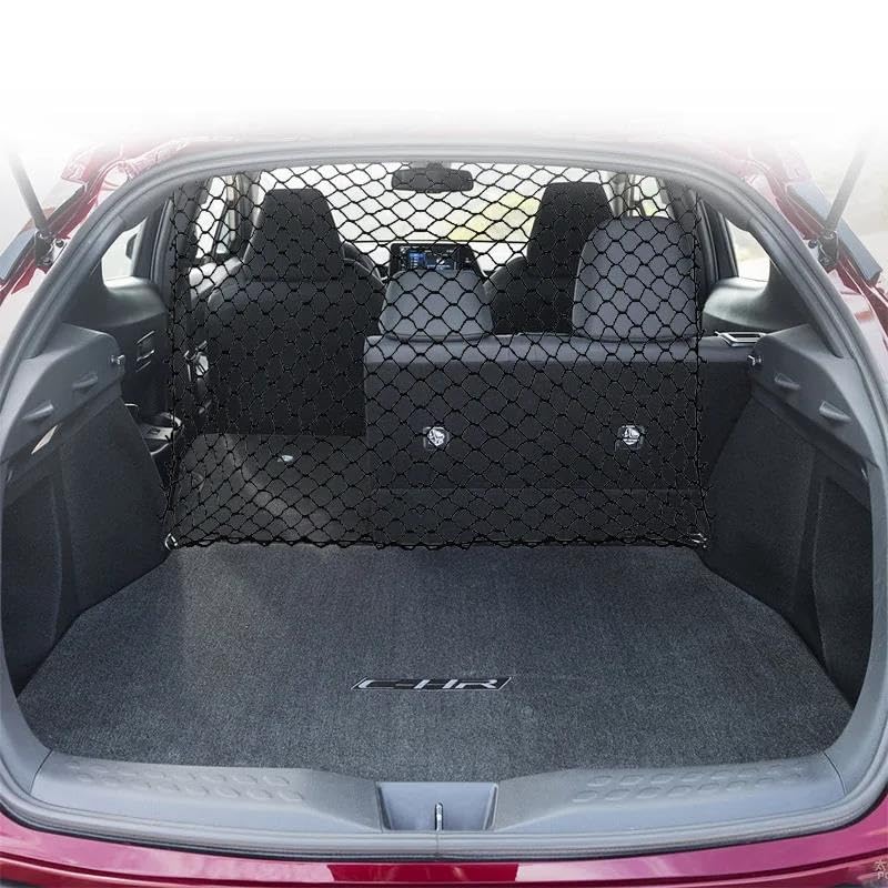 Filet de protection chien voiture haute résistance avec barre de sécurité robuste - 5