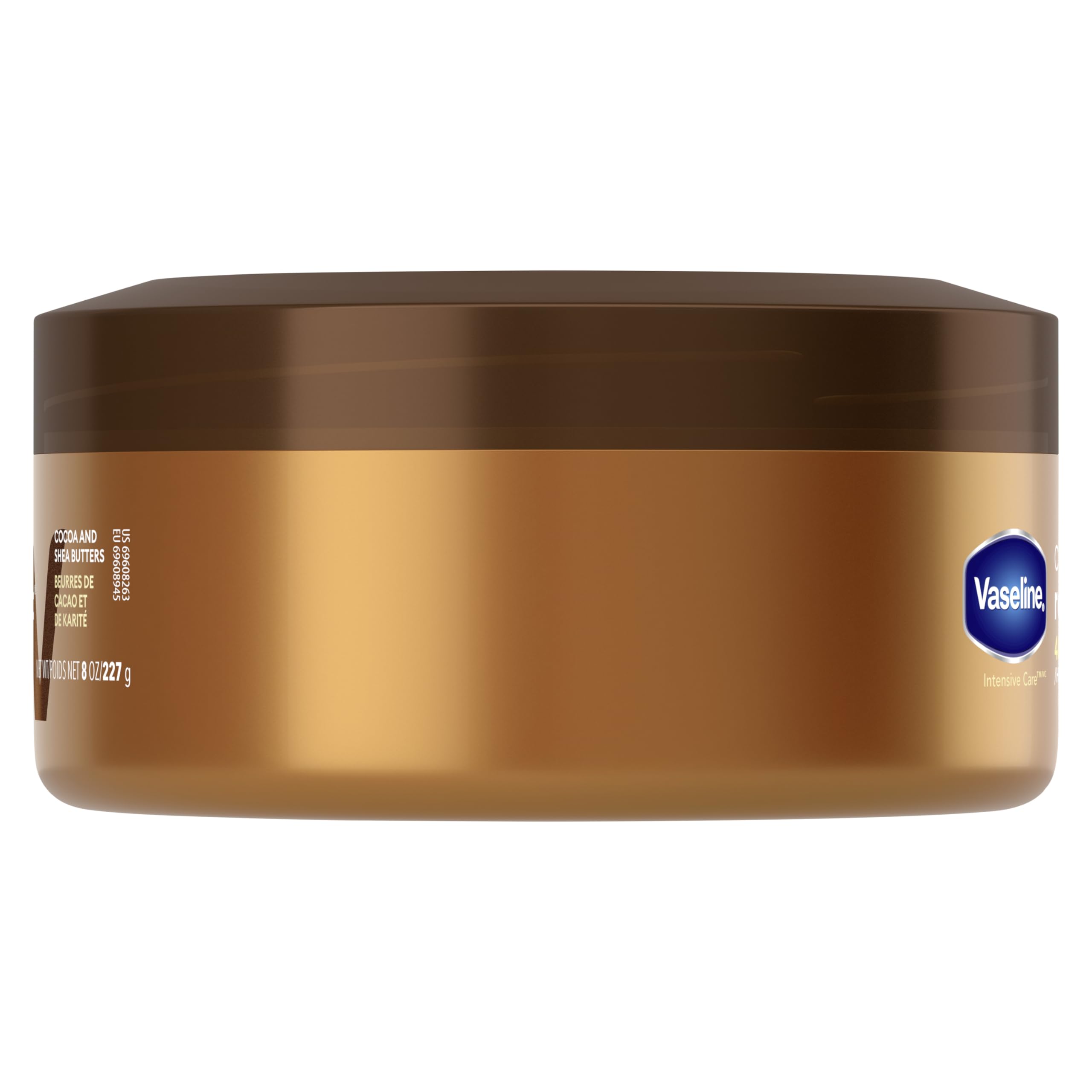 Vaseline Intensive Care® Smoothing Body Butter body cream for dry skin relief Cocoa Radiant moisturizer for dry skin to heal and reveal its natural glow 227 g, 4 pack