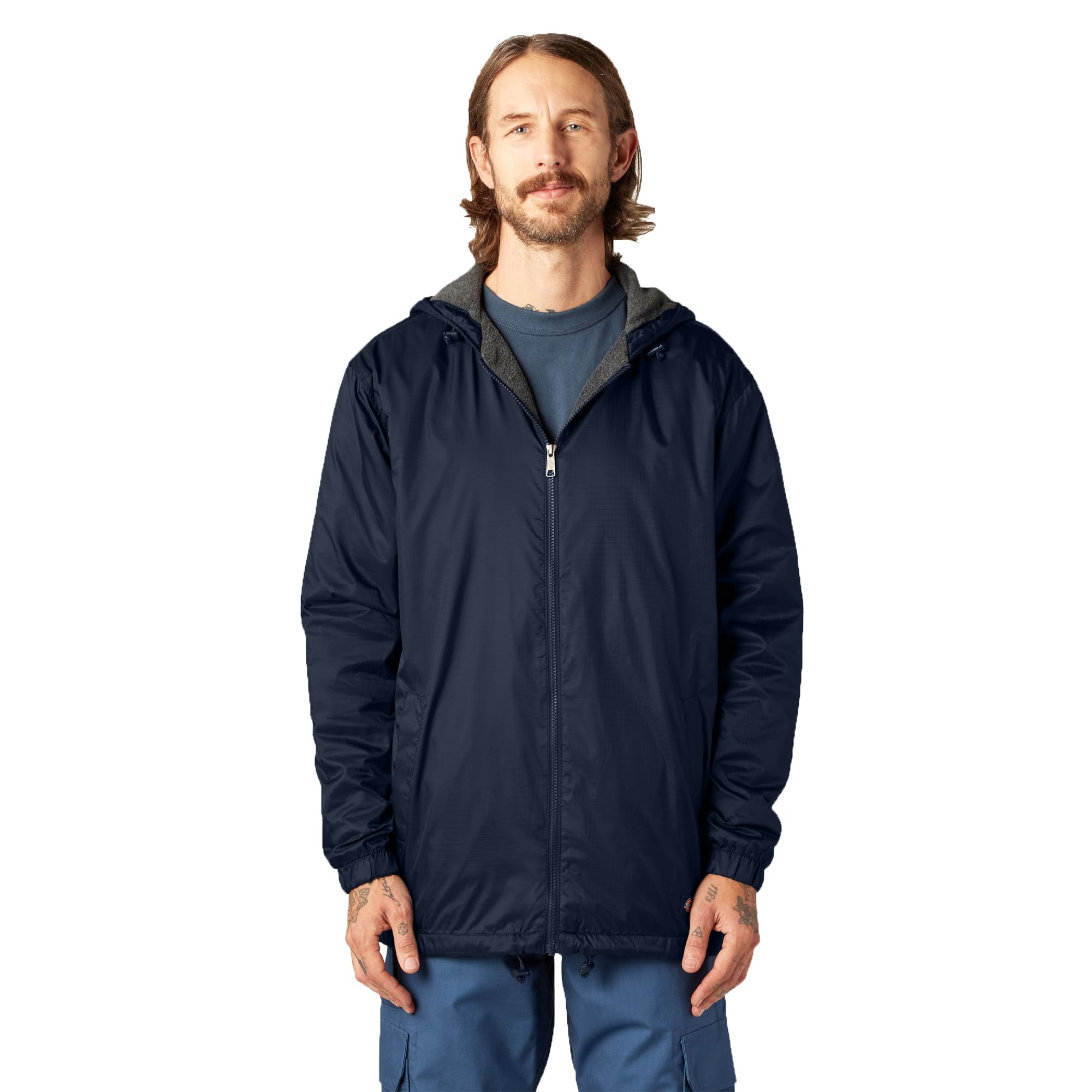 Men's Fleece-Lined Hooded Jacket