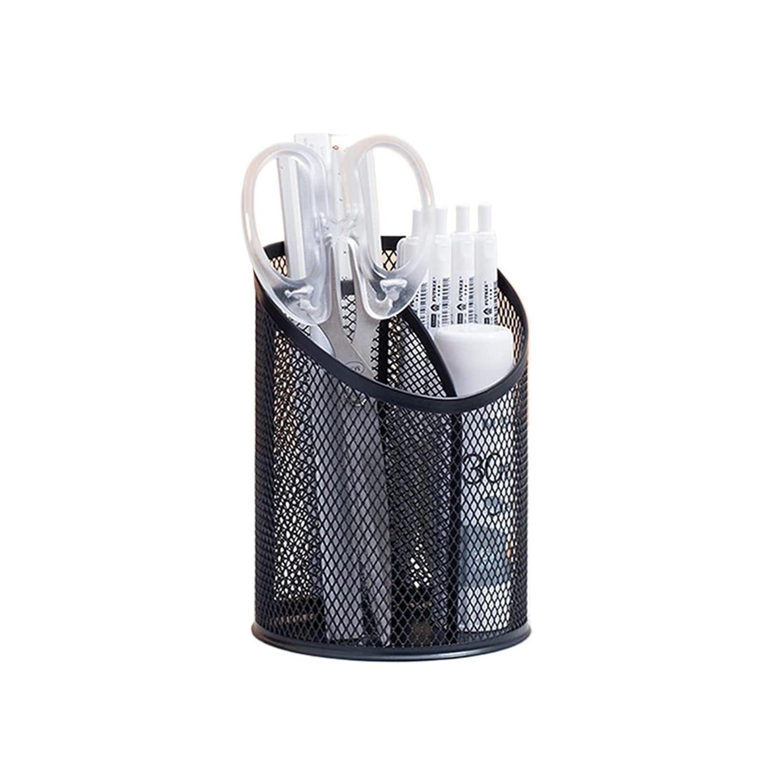 5Pcs Metall Stift Halter Schreibwaren Schreibtisch Veranstalter Ästhetischen Sachen Für Büro,Schule