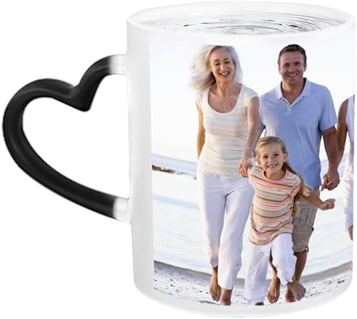 Miniatura 4 de Taza de café mágica personalizada con foto, estampa personalizada DIY sensible al calor, taza de cerámica para recuerdo, cumpleaños, regalo de