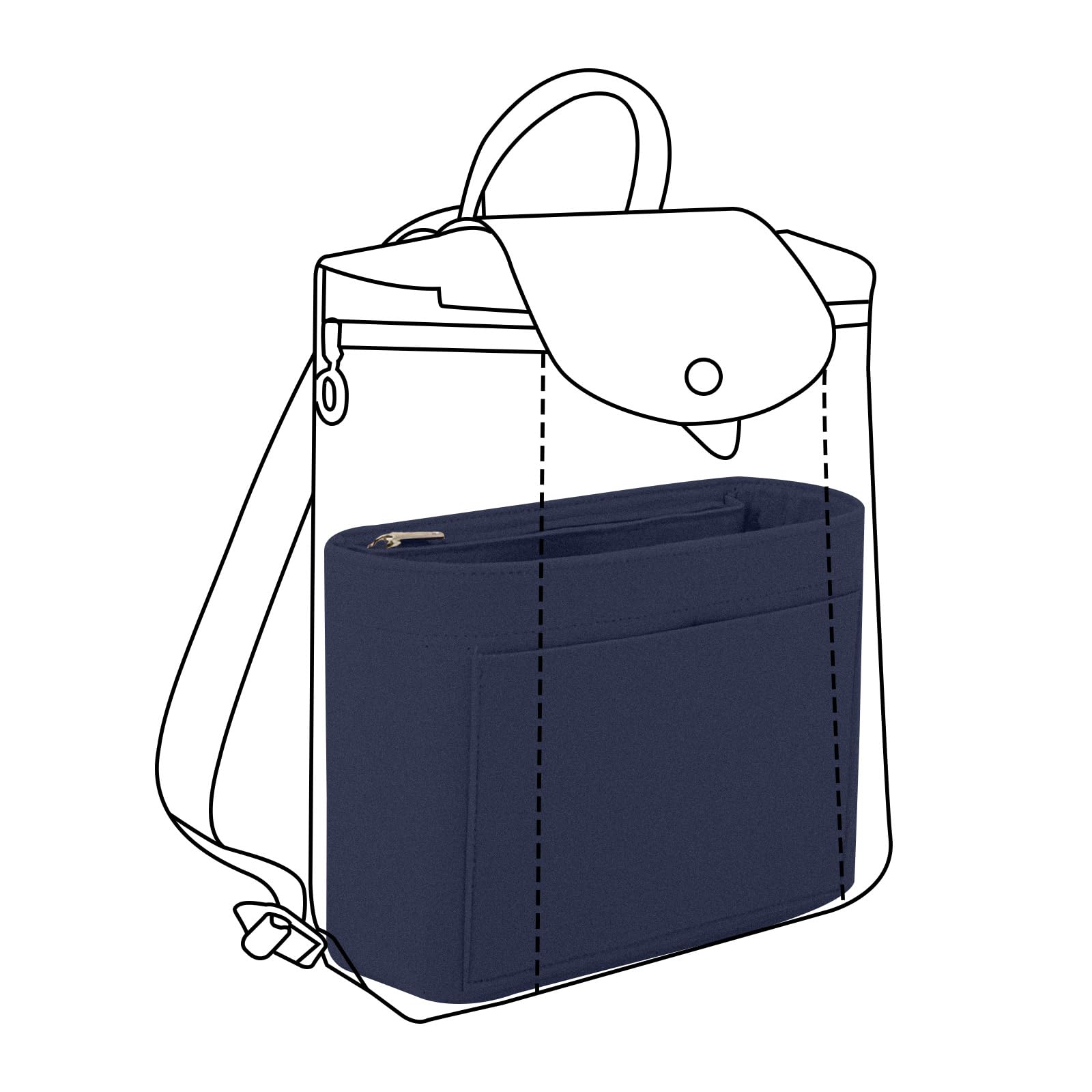 Organiseur de sac à dos pliable Lckaey pour ne plus perdre vos clés au fond du sac