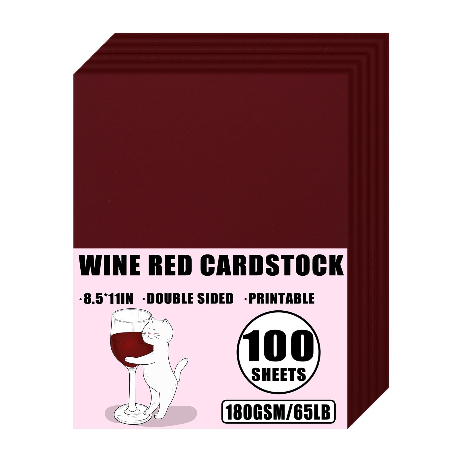 Weyew White Cardstock - 50 Sheets, 8.5" x 11" -21