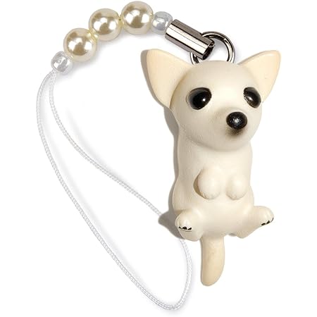 Amazon Co Jp ペットラバーズ 犬種 Dog 92 Chihuahua スムースコートチワワ ホワイト ビーズ ストラップ Dn 6002 ホビー