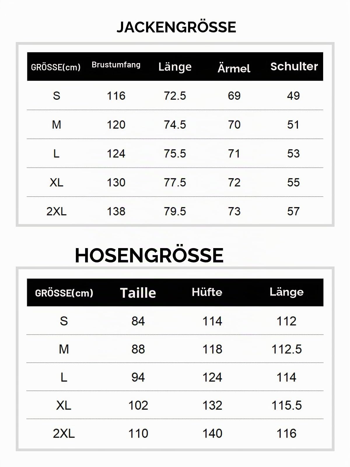 HOTIAN Herren Ski Jacke und Hosen Set Atmungsaktiv Skianzug Wasserdicht Winter Winddicht Schneeanzug mit Abnehmbare Kapuzen Snowboard Sets BK+BK L