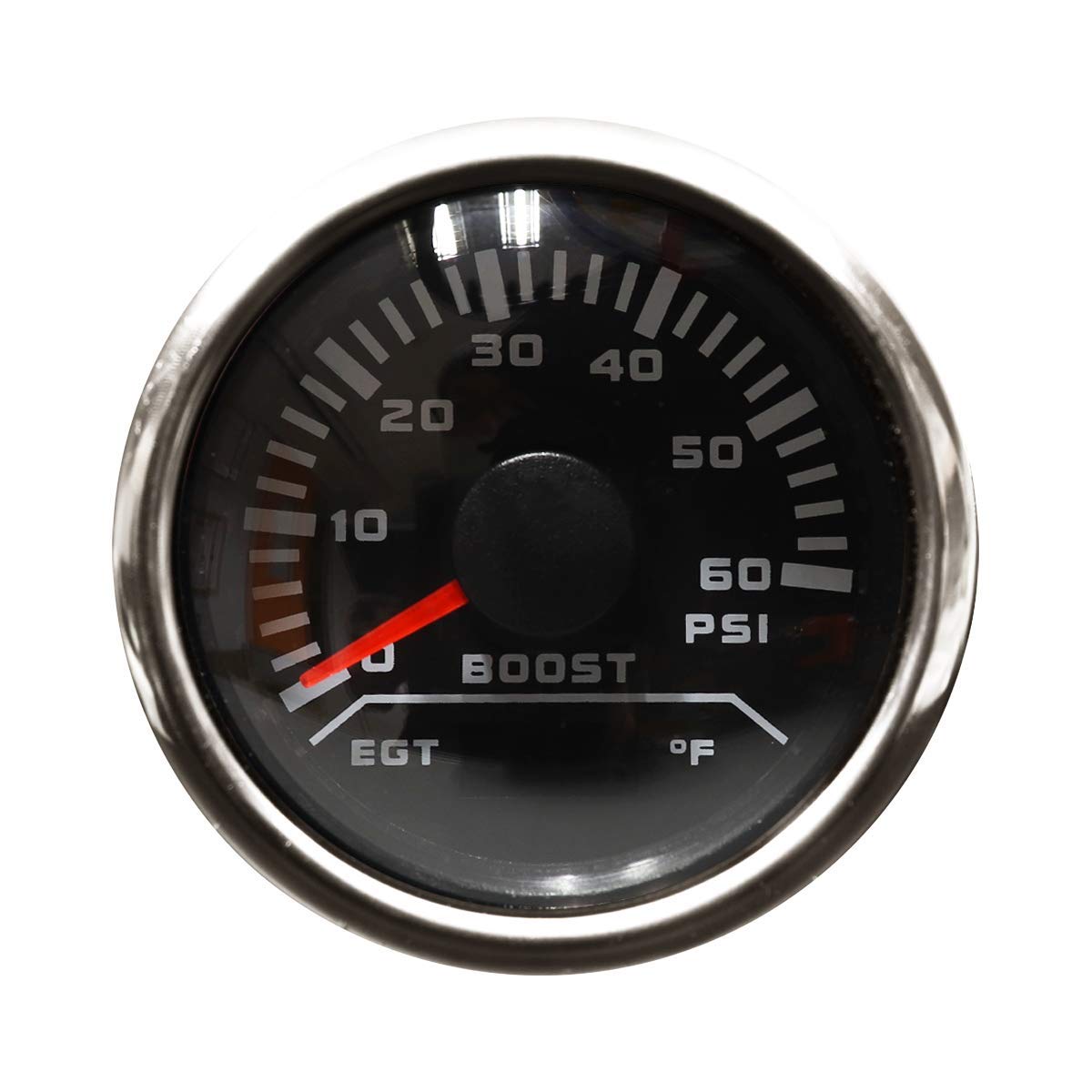 MOTOR METER RACING W Pro Series 52mm 2-1/16" 2 in 1 Turbo Boost 0-60 PSI & Pytometer EGT Exhaust Gas Temperature Gauge 0-1600°F Black Dial White LED Waterproof