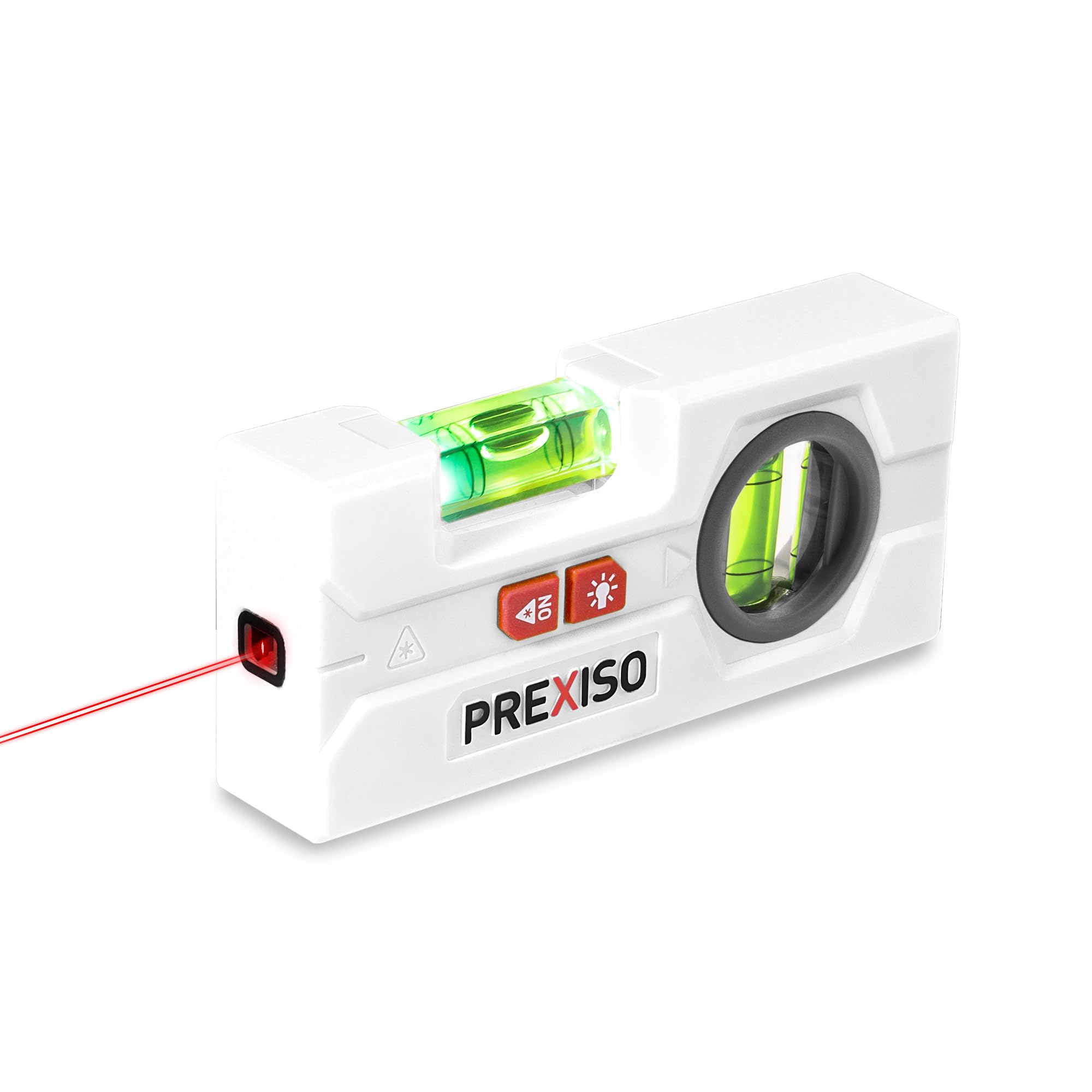 Amazon | PREXISO ミニレベル ミニ水平器 レーザー水平器 ミニレーザー