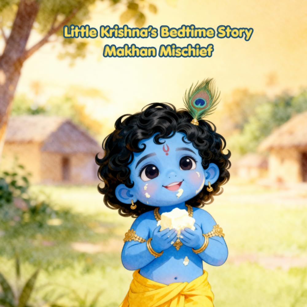 Little Krishna’s Bedtime Story: Makhan Mischief: A Sweet Story About Sharing, Kindness, and Love