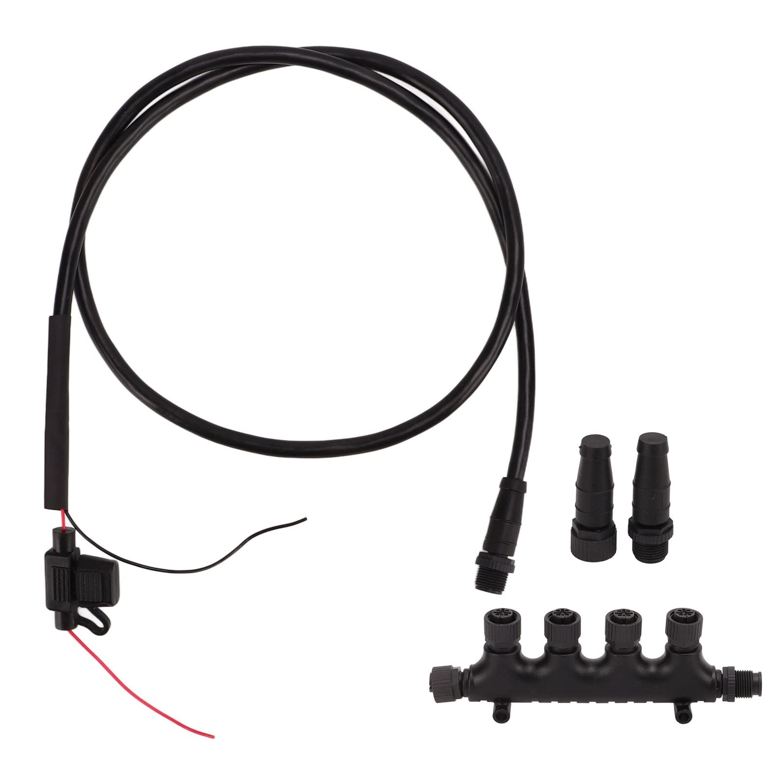 Câble Dorsal, pour Câble Dorsal Mâle NMEA 2000 Câble de Dérivation Marin étanche IP67 à 5 Broches pour Réseaux Lowrance