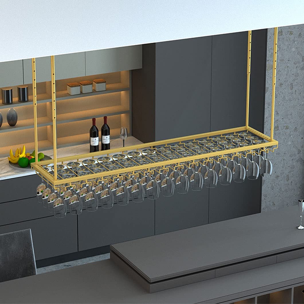 Support de plafond en métal pour bouteilles avec finitions de prestige