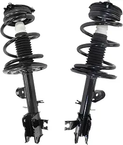Detroit Axle Complete Front Strut Assemblies with Coil Springs (Pair)