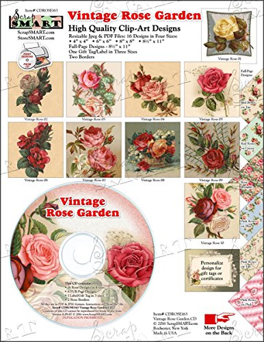 ScrapSMART - Vintage Rose Garden Software Collection (CDROSE163)