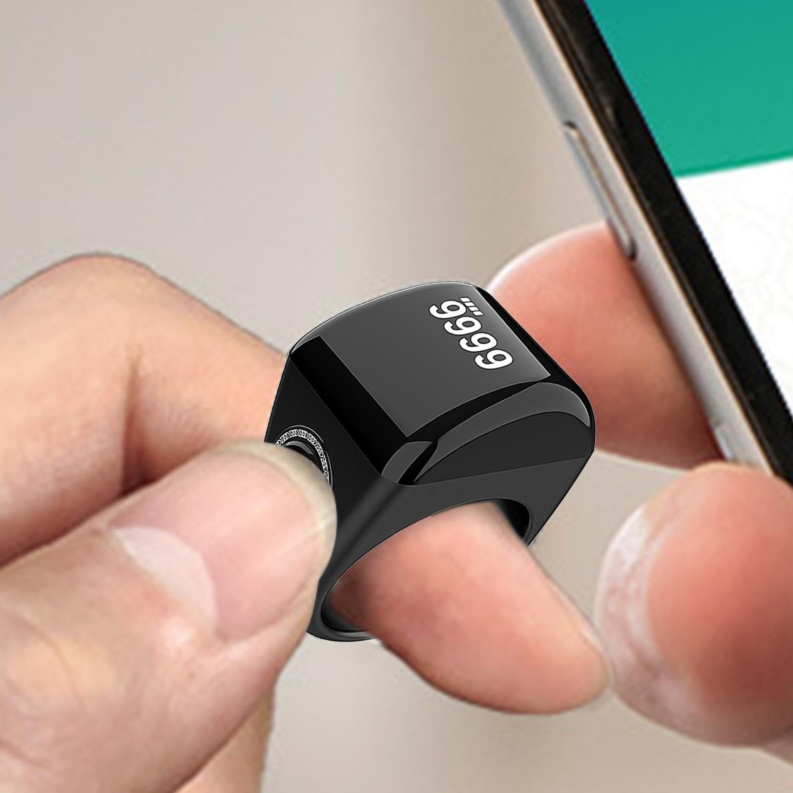 Misuratore di preghiera, contatore di Dhikr - Contatore intelligente per la preghiera con display chiaro, contatore digitale | 5 suonerie di promemoria 'ora di preghiera, contatore elettronico in