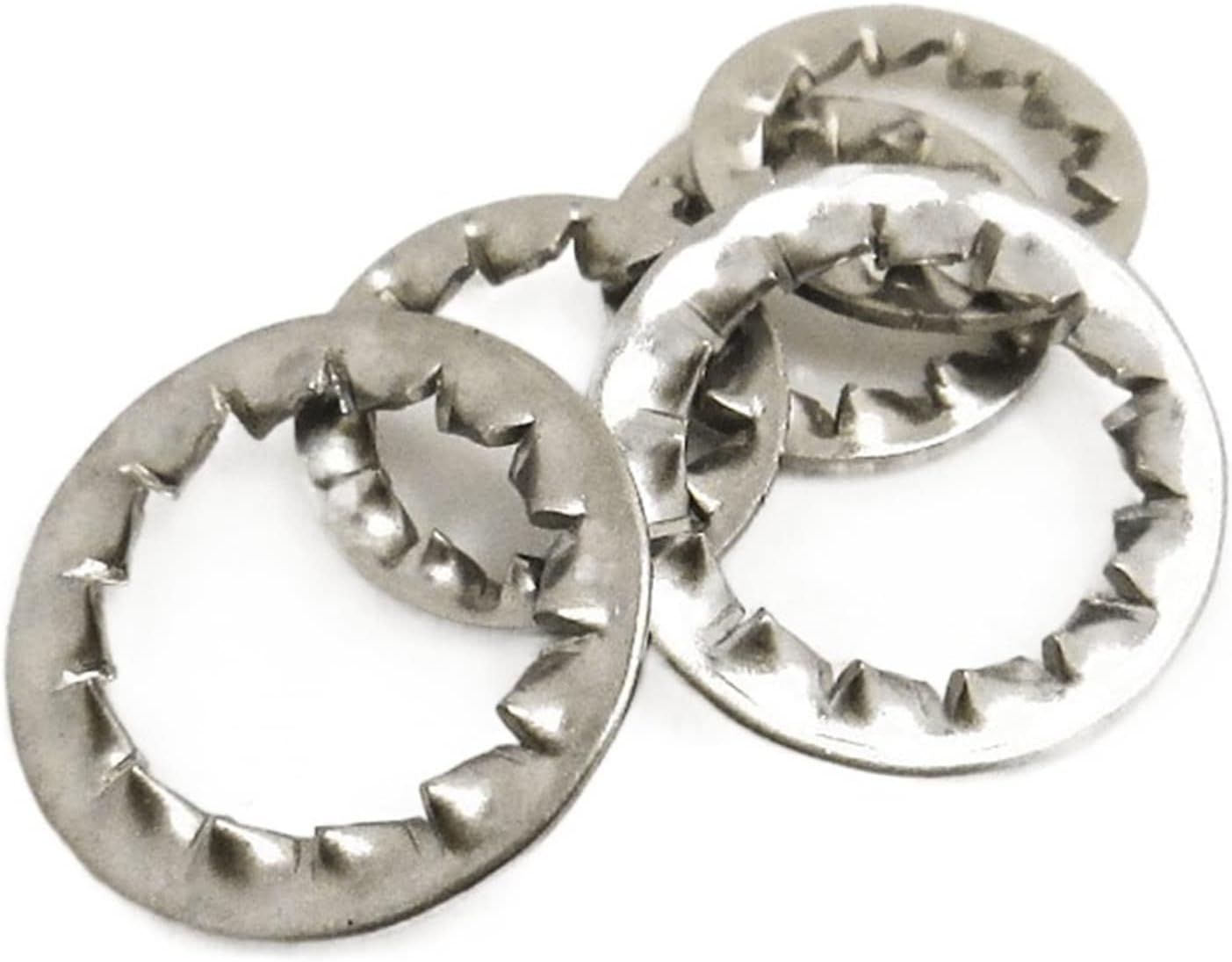 Lock washers,Star washers Flat Washers Stainless Steel Internal Teeth Locking Washer(M20 (15pcs))