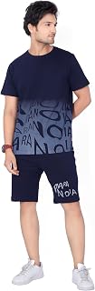 WEET Cotton T-Shirt and Shorts Set for Men,Night Wear for Men,Men's Pyjama Set MCS112 Price In India