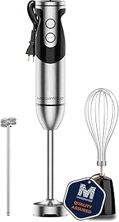 Sponsored Ad - MegaWise Pro Titanium Reinforced 3-in-1 Immersion Hand Blender, Powerful Copper Motor with 80% Sharper Blad...
