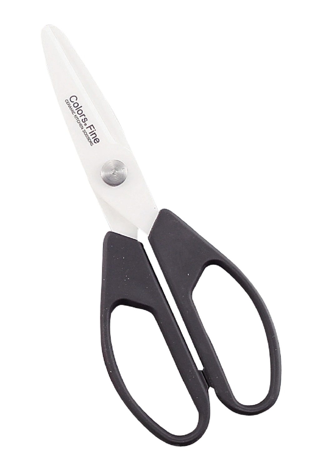 Ciseaux de cuisine en céramique noire tranchant durable Perle Couleurs C-2836