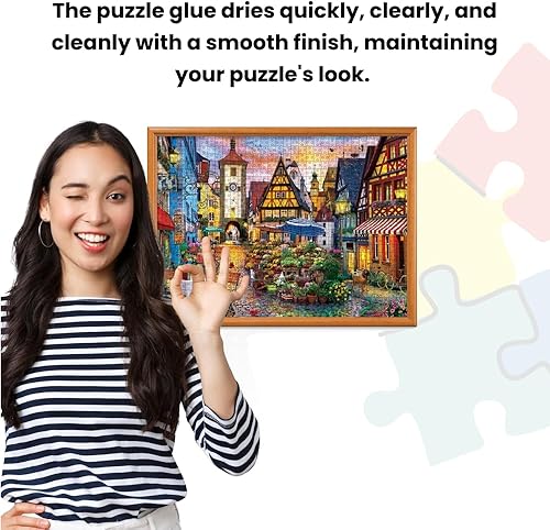 Vista 4 de Rompecabezas pegamento 2 paquetes lotes accesorios MasterPieces, 5 onzas, paquete de 2