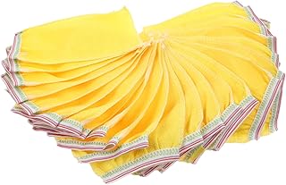 Beaupretty 25pcs Disposable Bath Towel Body Scrubs for Women Disposable Bathing Gloves Loofah Scrubber Cloth Bath Loofah Yellow Sponge Shower Towels Body Massage Gloves Bath Mitts