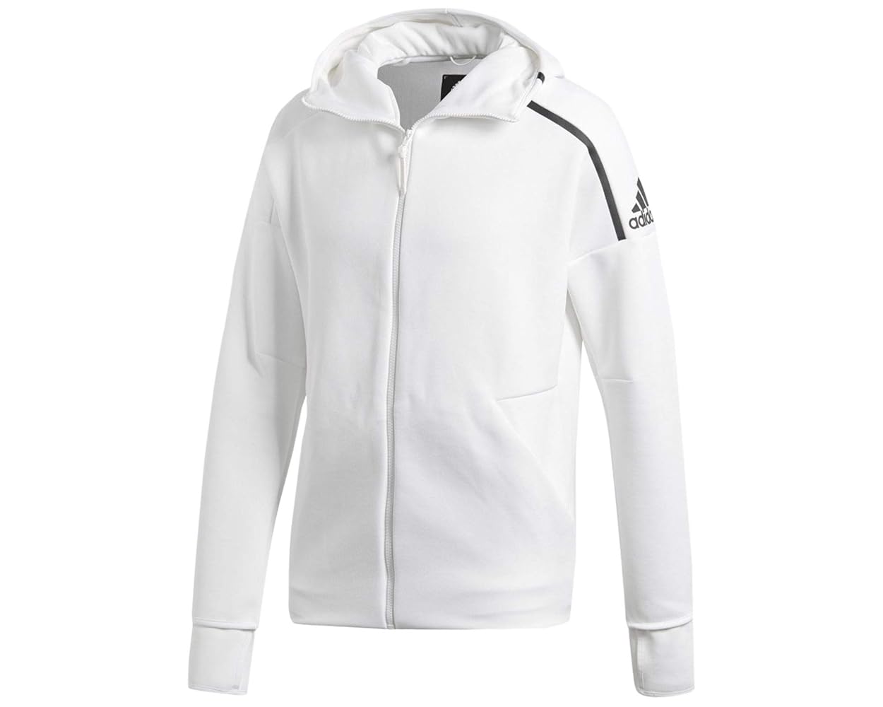 adidas CY9903, Felpa con Cappuccio Unisex, Zne Htr/Bianco, XS : Amazon.it:  Moda