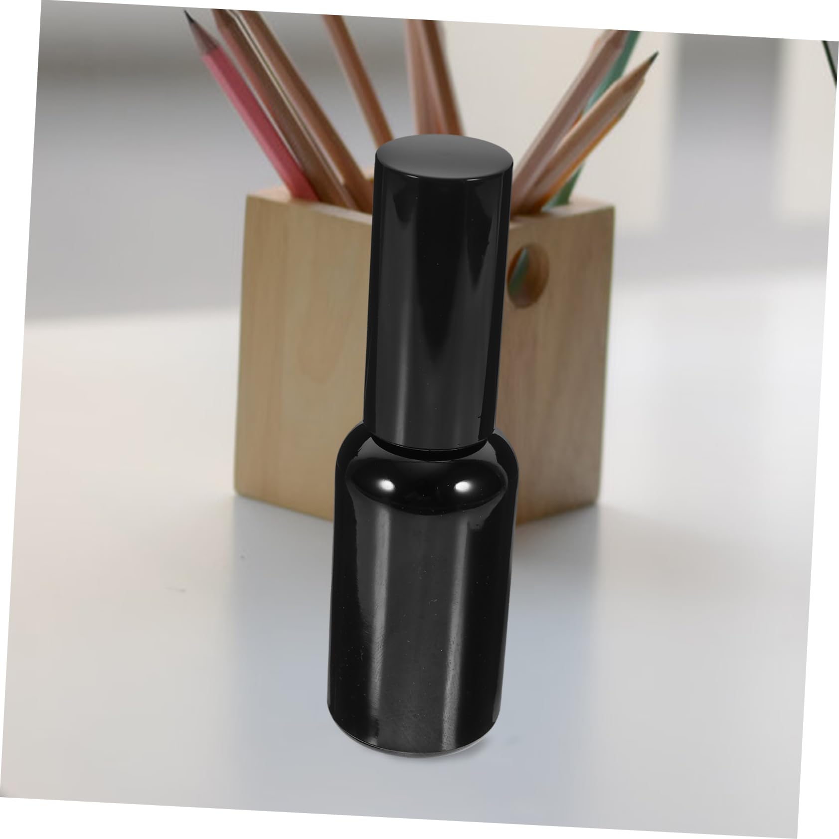 Healeved Nachfüllbare Sprühflaschen 30ml aus Glas Schwarz, 12 Stück