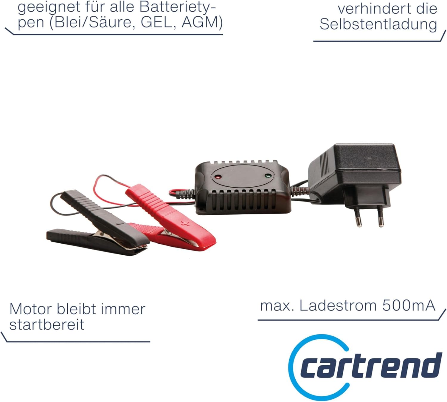 Cartrend Unitec 77947 battery maintenance device with technical specifications