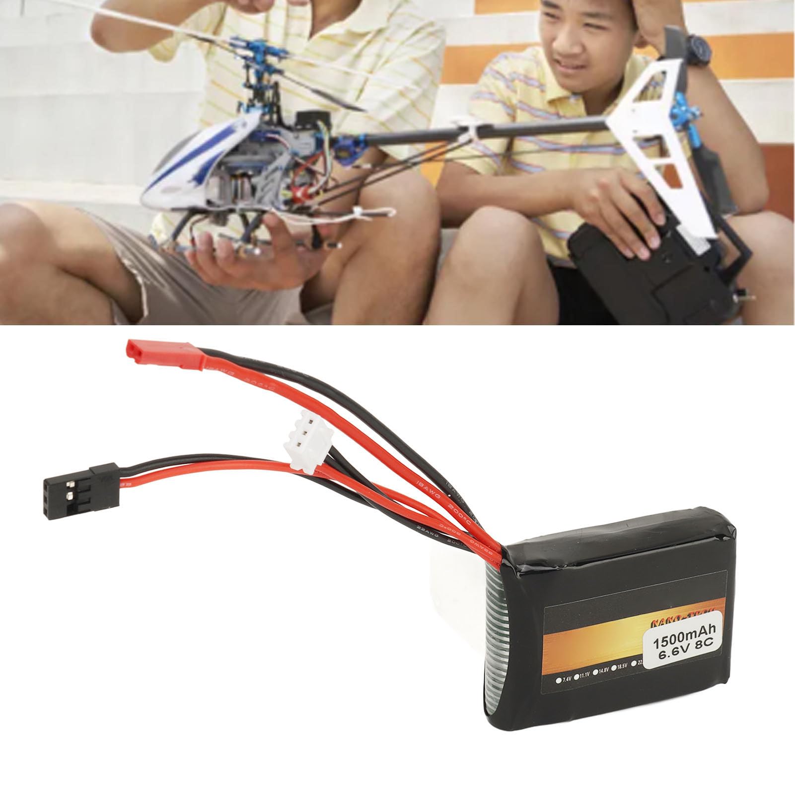 Batterie au Lithium pour Futaba 4PX, Puissance Légère 1500 MAh