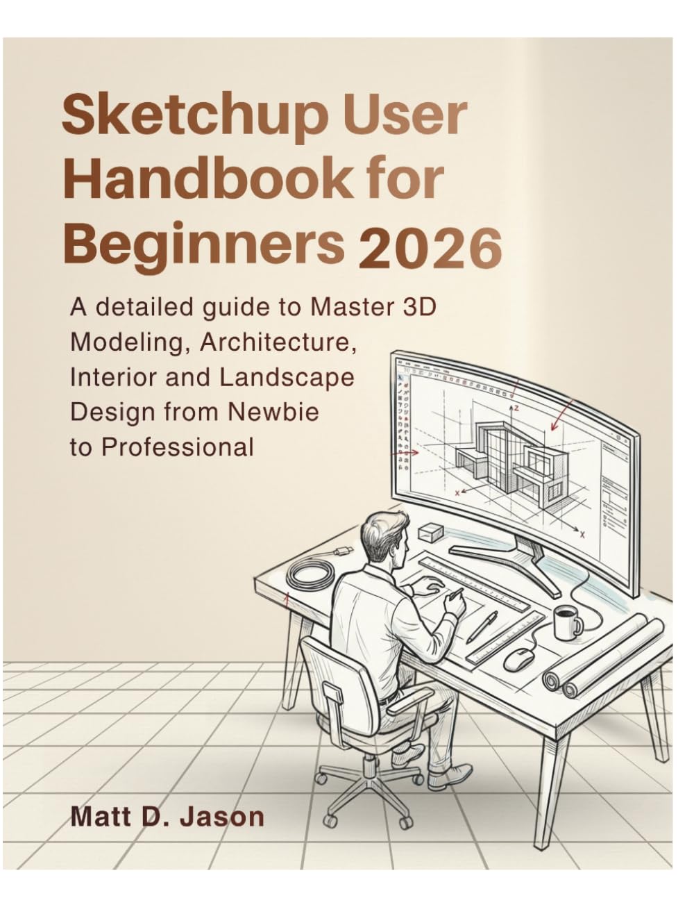 Sketchup User Handbook for Beginners 2026: A detailed guide to Master 3D Modeling, Architecture, Interior and Landscape Design from Newbie to Professional