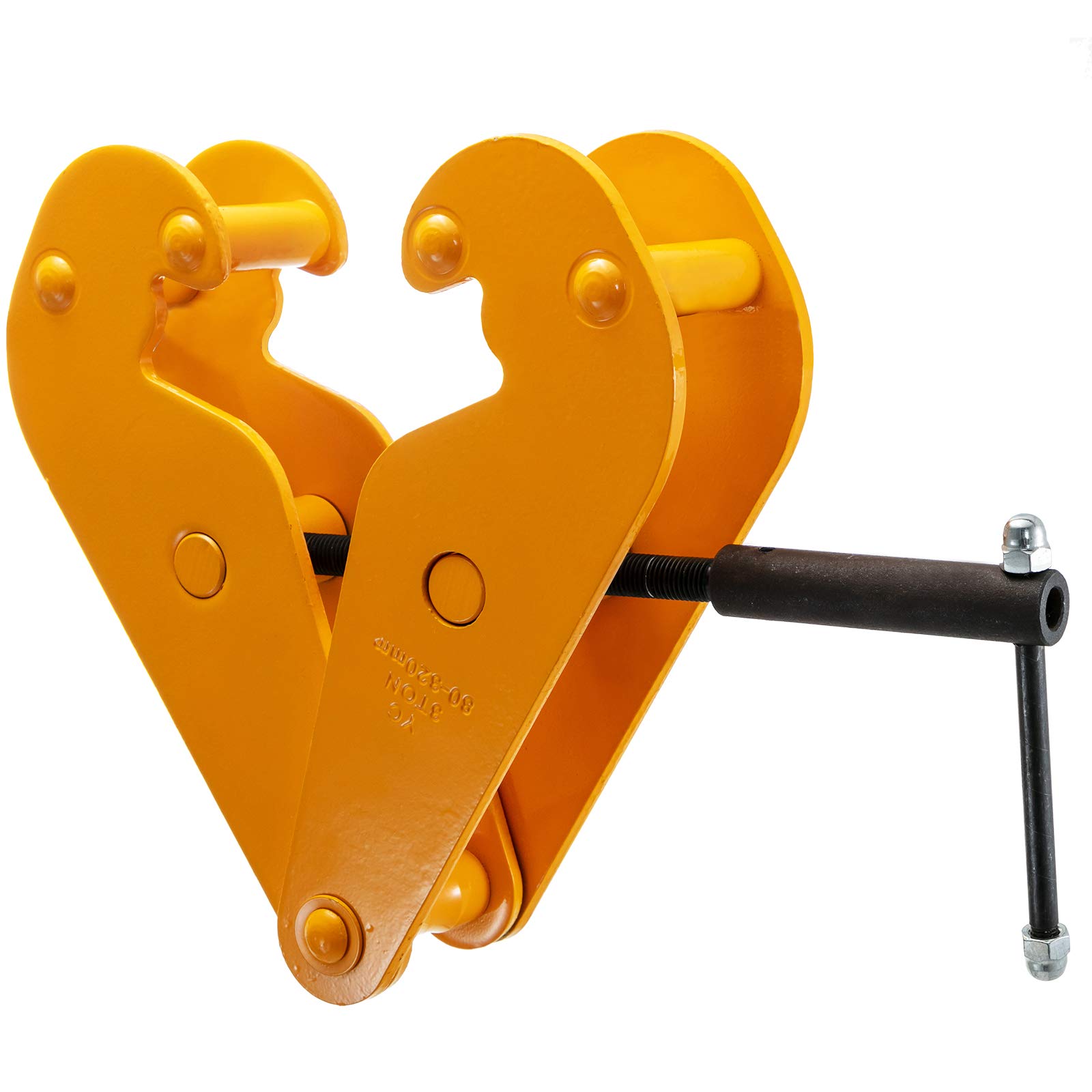 BestEquip 2200lbs/1ton Capacity Beam Clamp I Beam Lifting Clamp 3Inch