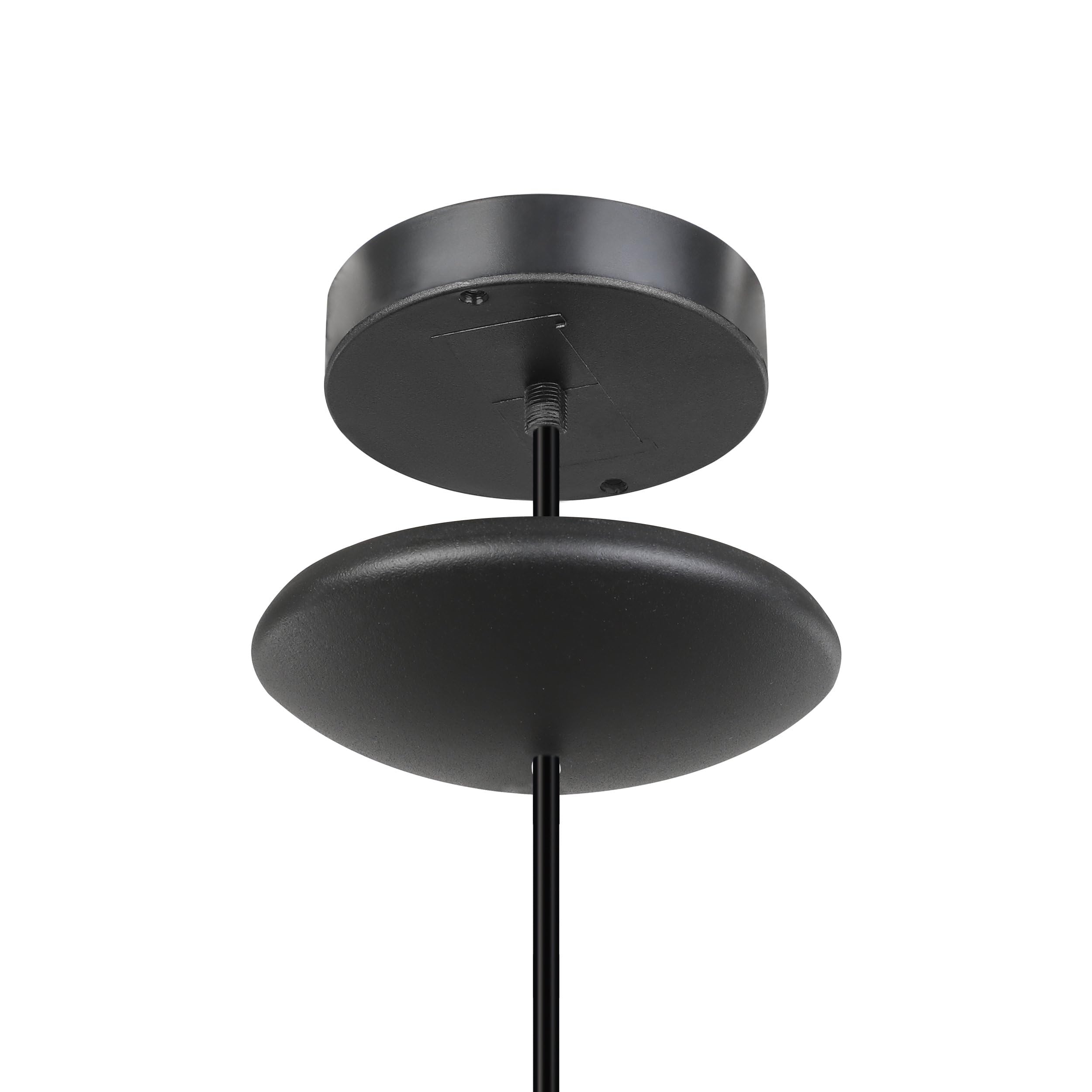 EGLO Pendelleuchte Mogano 1, 1 flammige Hängelampe Vintage, Industrial | Hängeleuchte aus Stahl in Schwarz, Kupfer, Esstischlampe, Wohnzimmerlampe hängend mit E27 Fassung