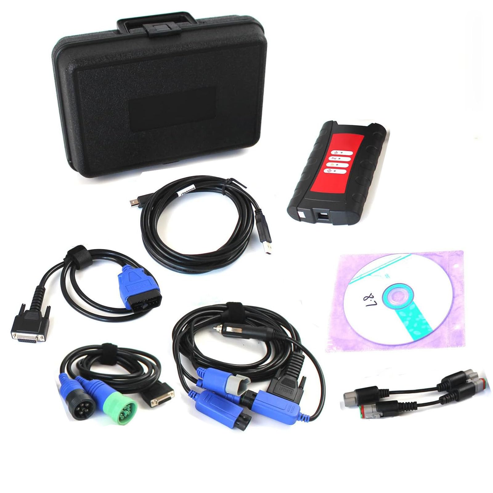 Data Link Adapter Diagnostic Tool with Insite 8.7 Software Multi-Language 5299899 Fits for Cummins Truck
