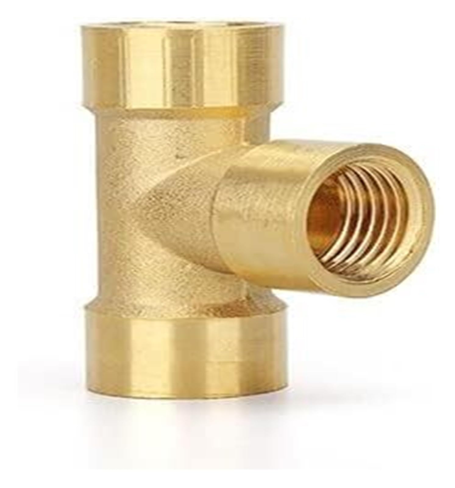 Conector de Toque de Manguera, 1 Conector Adaptador de instalación de tuberías de latón de Tres vías, Utilizado for Rosca Interna de 1/8 "1/4" 3/8 "1/2" 3/4 "1" de decoración del hogar Agua