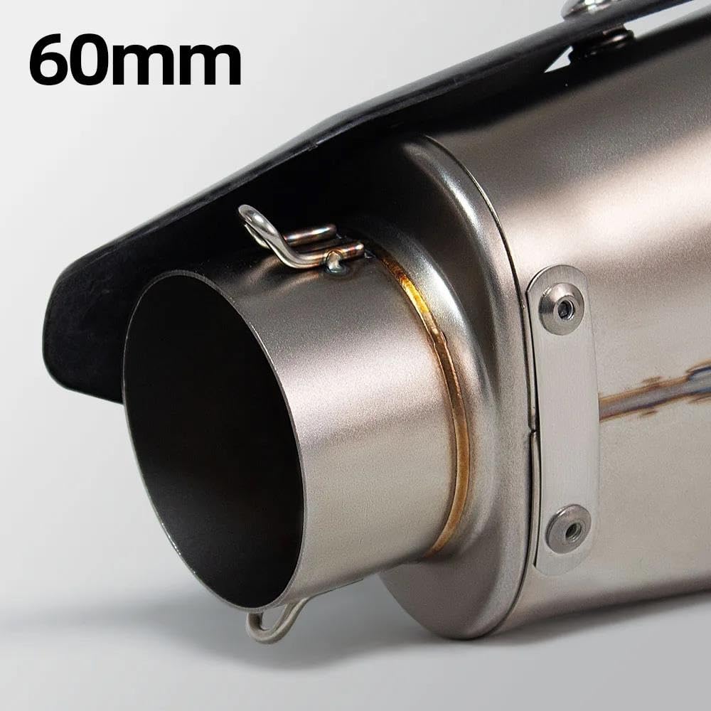 Scarico Motociclette 60mm Escape Muffler Con DB Killer Per Ninja500